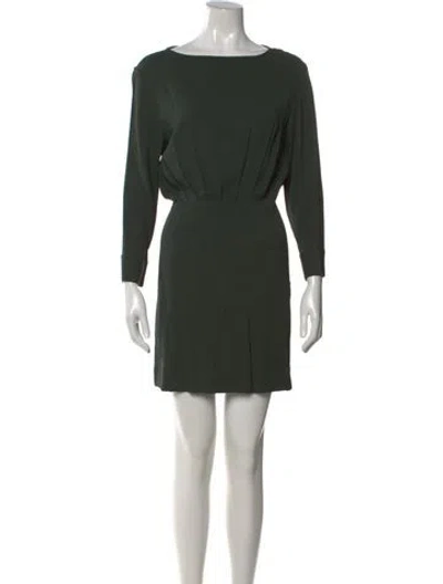 Pre-owned Maison Margiela 2013 Mini Dress In Green