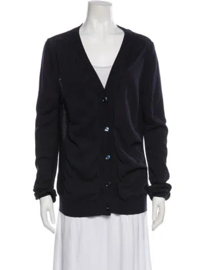 Pre-owned Maison Margiela 2013 V-neck Sweater In Gray