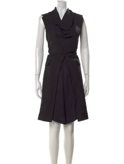 Pre-owned Maison Margiela 2014 Knee-length Dress In Black