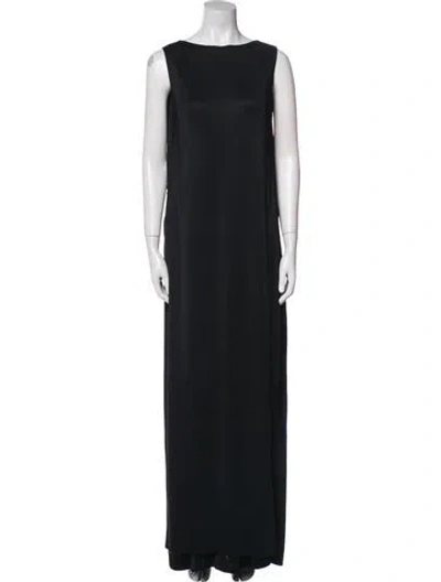 Pre-owned Maison Margiela 2014 Long Dress In Black