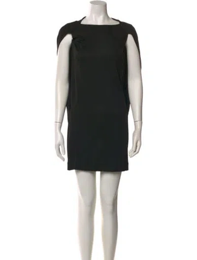 Pre-owned Maison Margiela 2014 Mini Dress In Black