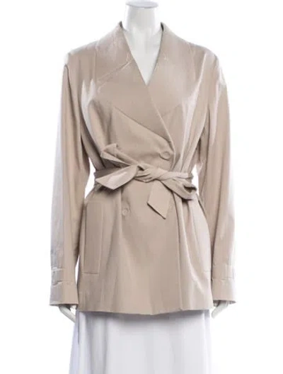 Pre-owned Maison Margiela 2014 Trench Coat In Neutral