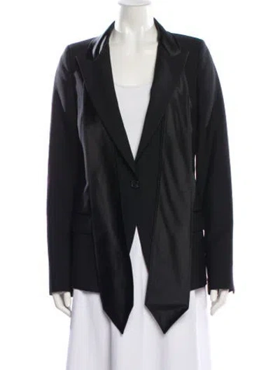 Pre-owned Maison Margiela 2014 Virgin Wool Jacket In Black