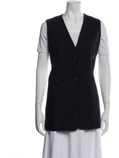 Pre-owned Maison Margiela 2014 Wool Vest In Black