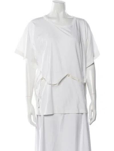 Pre-owned Maison Margiela 2015 Crew Neck T-shirt In White