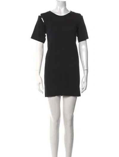 Pre-owned Maison Margiela 2015 Mini Dress In Black