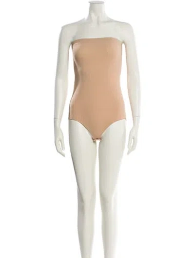Pre-owned Maison Margiela 2015 Strapless Bodysuit W/ Tags In Neutral
