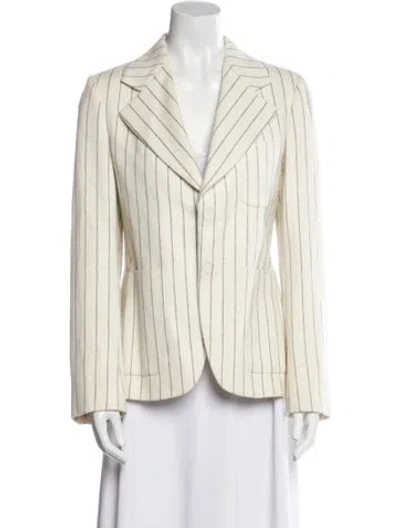 Pre-owned Maison Margiela 2015 Wool Blazer In Neutral
