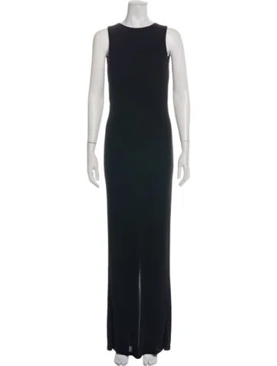 Pre-owned Maison Margiela 2016 Long Dress In Black