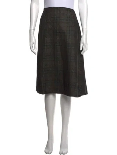 Pre-owned Maison Margiela 2016 Midi Length Skirt In Black