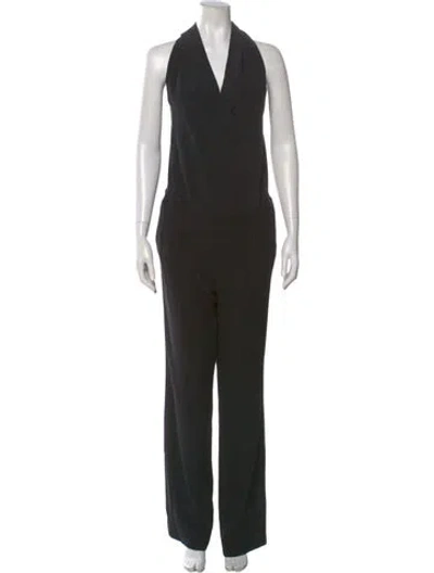 Pre-owned Maison Margiela 2016 Silk Jumpsuit W/ Tags In Black