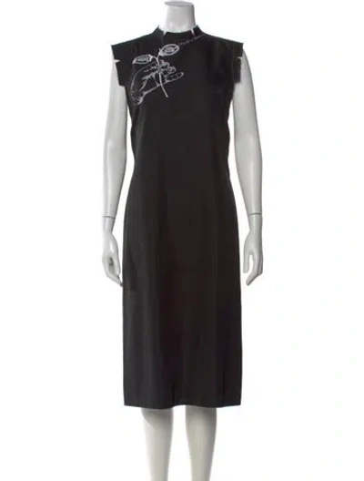 Pre-owned Maison Margiela 2017 Knee-length Dress In Black