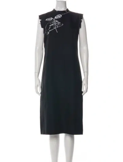 Pre-owned Maison Margiela 2017 Knee-length Dress In Black