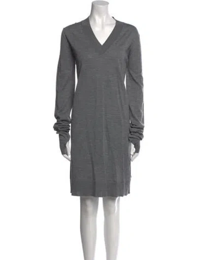 Pre-owned Maison Margiela 2017 Knee-length Dress In Gray