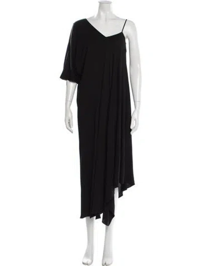 Pre-owned Maison Margiela 2017 Long Dress In Black