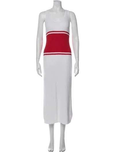 Pre-owned Maison Margiela 2017 Long Dress In White