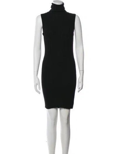 Pre-owned Maison Margiela 2017 Mini Dress In Black