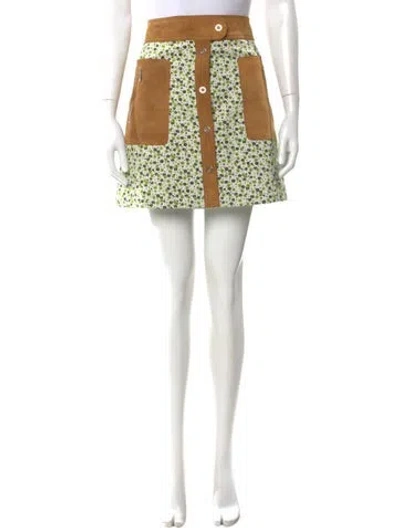 Pre-owned Maison Margiela 2017 Mini Skirt In Green