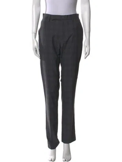 Pre-owned Maison Margiela 2017 Straight Leg Pants In Gray