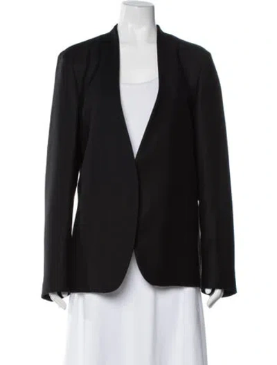 Pre-owned Maison Margiela 2017 Virgin Wool Blazer In Black