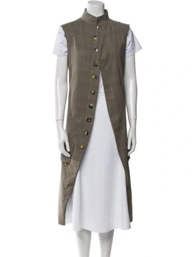 Pre-owned Maison Margiela 2017 Virgin Wool Vest In Gray