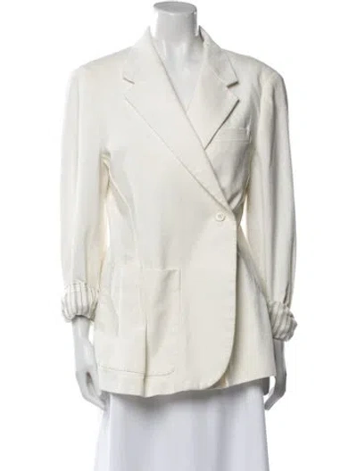 Pre-owned Maison Margiela 2018 Blazer In White