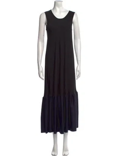 Pre-owned Maison Margiela 2018 Long Dress In Black