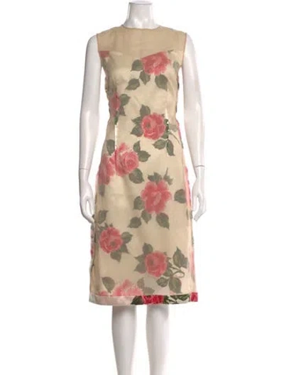 Pre-owned Maison Margiela 2018 Midi Length Dress W/ Tags In Neutral