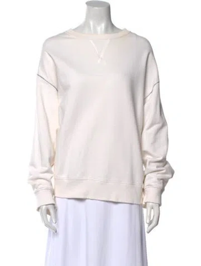Pre-owned Maison Margiela 2018 Scoop Neck Sweatshirt In Neutral