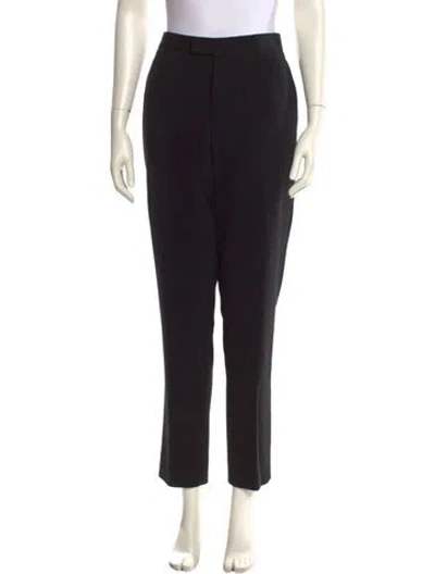 Pre-owned Maison Margiela 2018 Straight Leg Pants In Black