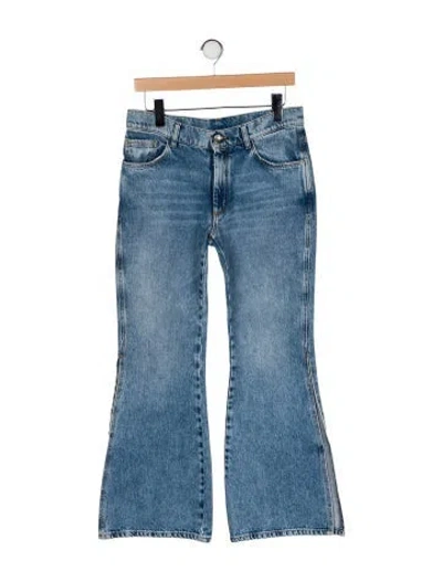 Pre-owned Maison Margiela 2018 Wide Leg Jeans In Blue