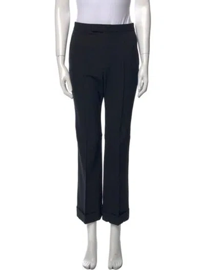 Pre-owned Maison Margiela 2018 Wide Leg Pants In Black