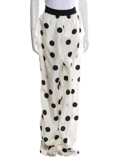 Pre-owned Maison Margiela 2018 Wide Leg Pants In White