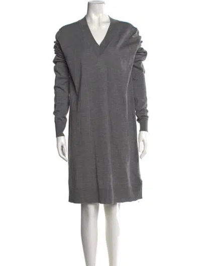 Pre-owned Maison Margiela 2019 Knee-length Dress In Gray