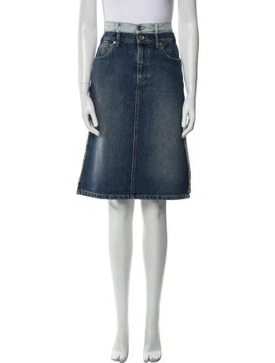 Pre-owned Maison Margiela 2019 Knee-length Skirt In Blue