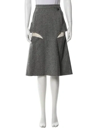 Pre-owned Maison Margiela 2019 Knee-length Skirt In Gray