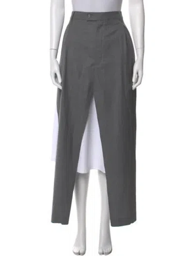 Pre-owned Maison Margiela 2019 Long Skirt In Gray
