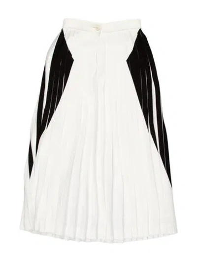 Pre-owned Maison Margiela 2019 Midi Length Skirt In White