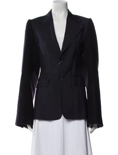 Pre-owned Maison Margiela 2019 Mohair Blazer W/ Tags In Blue