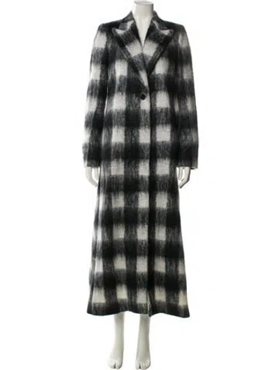 Pre-owned Maison Margiela 2019 Mohair Trench Coat In Gray