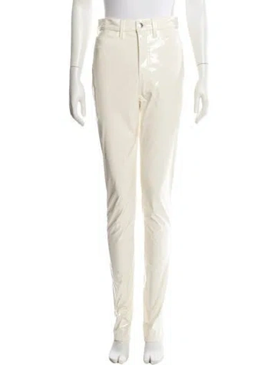 Pre-owned Maison Margiela 2019 Skinny Leg Pants In Neutral