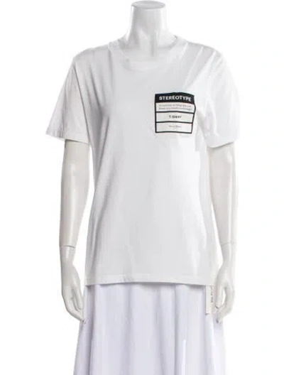 Pre-owned Maison Margiela 2019 'sterotype' T-shirt In White