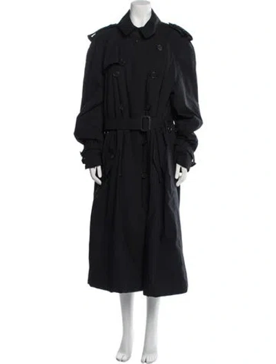 Pre-owned Maison Margiela 2019 Trench Coat In Black