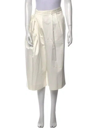 Pre-owned Maison Margiela 2019 Wide Leg Pants In White