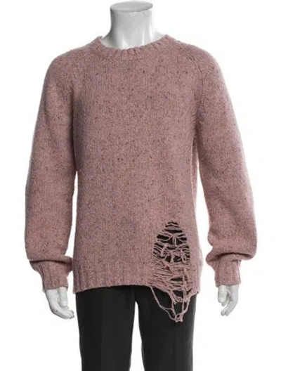 Pre-owned Maison Margiela 2019 Wool Pullover In Pink