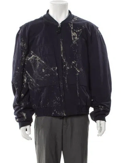 Pre-owned Maison Margiela 2020 Bomber Jacket In Blue