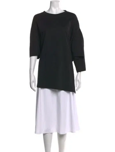 Pre-owned Maison Margiela 2020 Crew Neck Multi Sleeve Tunic Top W/ Tags In Black