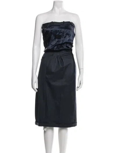 Pre-owned Maison Margiela 2020 Knee-length Dress W/ Tags In Blue