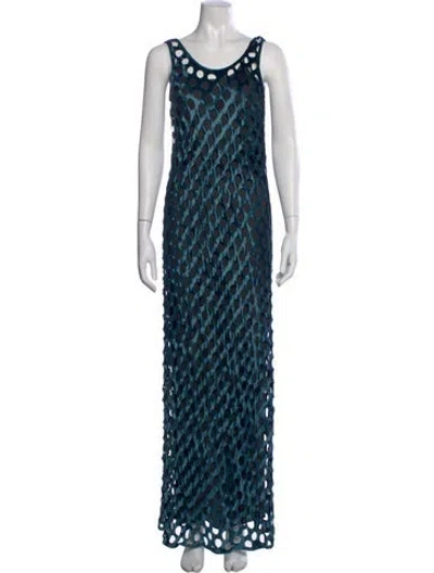 Pre-owned Maison Margiela 2020 Long Dress W/ Tags In Blue