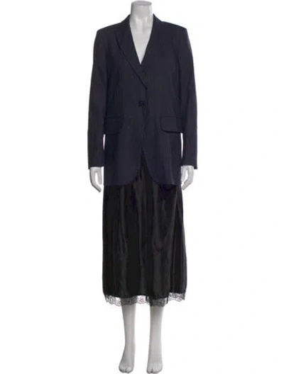 Pre-owned Maison Margiela 2020 Midi Length Dress In Blue